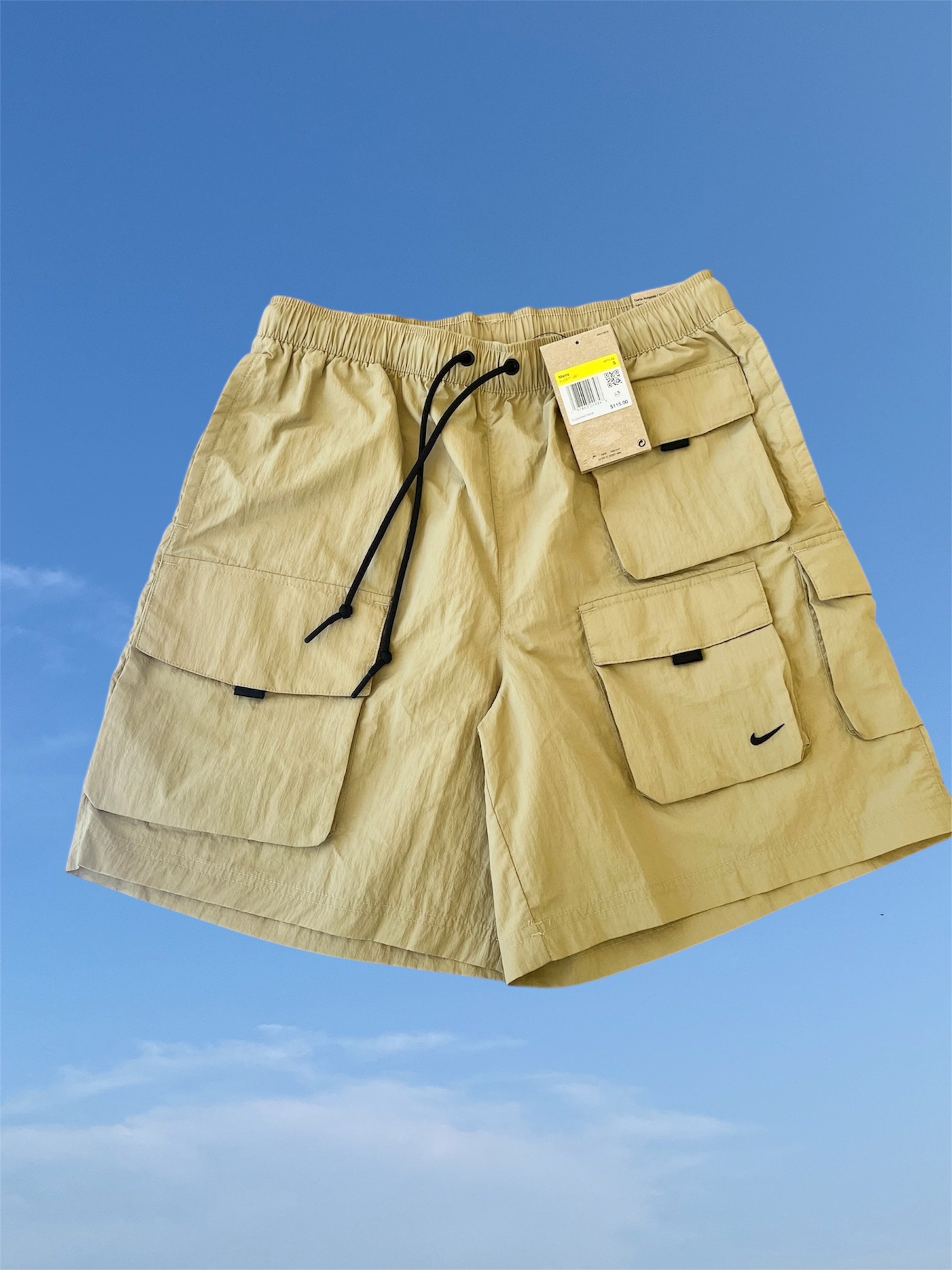 mens woven cargo shorts