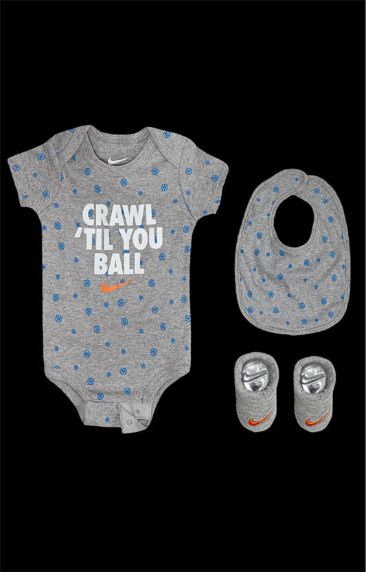 Nike/Jordan - “CRAWL TIL YOU BALL” 3pc Set